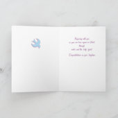 アダルトバプテスマがピンクに カード (内部)