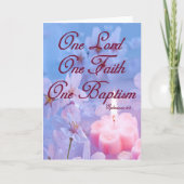 アダルトバプテスマスタイル用クリスチャン伝統的カード シーズンカード (正面)