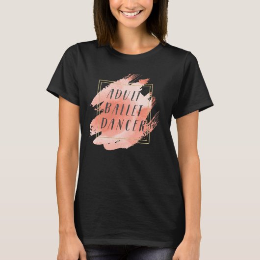 アダルトバレエダンサー Tシャツ (正面)