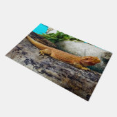 アダルトヒゲ竜トカゲ ドアマット (アングル)