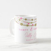 アダルトビッグ誕生日マグカップ コーヒーマグカップ (正面左)