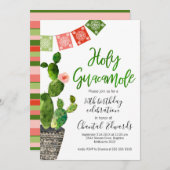 アダルトフィエスタ誕生日招待状 招待状 (正面/裏面)