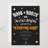 アダルトブーズハローウィンパーティ 招待状 (正面)