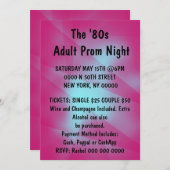 アダルトプロムナイト招待状 招待状 (正面/裏面)