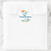 アダルトプールパーティーサマーカクテルシール ラウンドシール (バッグ)