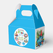 アダルトプールパーティーサマービーチ誕生日 フェイバーボックス (正面サイド)