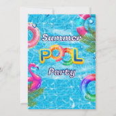 アダルトプールパーティーサマービーチ 招待状 (裏面)