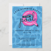 アダルトプールパーティー晩夏お祝い