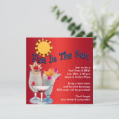 アダルトプールパーティーBBQ 招待状 (スタンド正面)