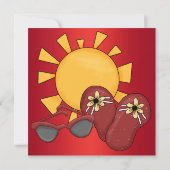 アダルトプールパーティーBBQ 招待状 (裏面)