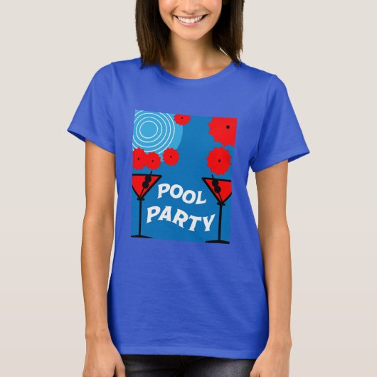 アダルトプールパーティーTシャツ Tシャツ (正面)