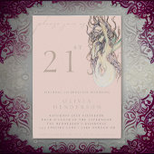 アダルトマーメイド任意の誕生日パーティーの招待