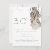 アダルトマーメイドANYサプライズ誕生日招待状 (正面)