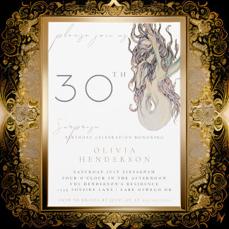 アダルトマーメイドANYサプライズ誕生日招待状