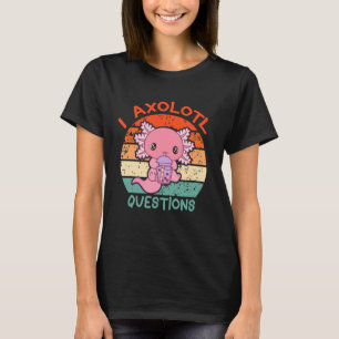 アダルトユースキッズレトロヴィンテージアクソロトル Tシャツ