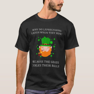 アダルトユーモアレプレチューンダーティジョークSt patricks day Tシャツ