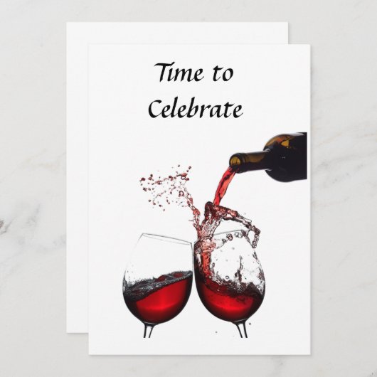 ****アダルトワインパーティの招待状*****招待状 招待状 (正面/裏面)