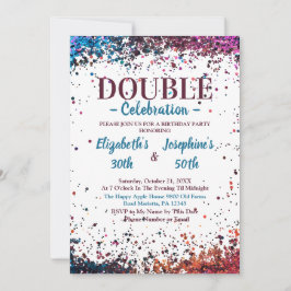 アダルト合同誕生日パーティーコンフェッカラフルト 招待状