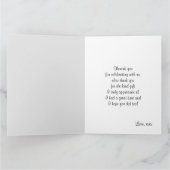 アダルト、ワインパーティーサンキューカード サンキューカード (内部)