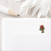 アダレスラベルのクリスマスアートとデザイン ラベル (インサイチュ)