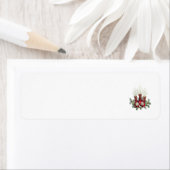 アダレスラベルのクリスマスアートとデザイン ラベル (インサイチュ)