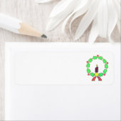 アダレスラベルのクリスマスアートとデザイン ラベル (インサイチュ)