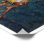 アダンスザのまわりにムーンプリント ポスター (角)