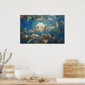 アダンスザのまわりにムーンプリント ポスター (キッチン)