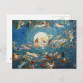 アダンスザのまわりにムーンプリント ポストカード (正面/裏面)