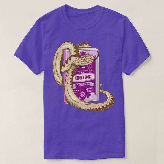 アダーズフォークマクベスシェイクスピア Tシャツ (デザイン正面)