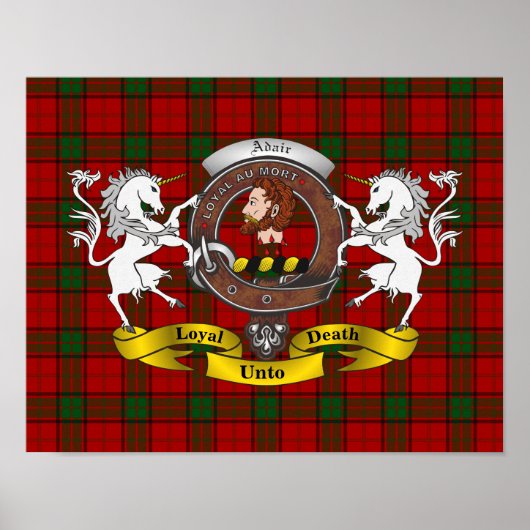 アダールクランバッジポスター ポスター (正面)