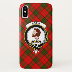 アダールスコティッシュクランタータンチェック電話ケース iPhone X ケース