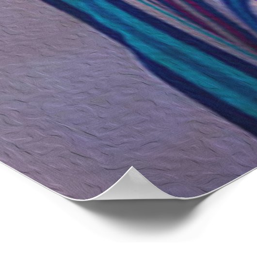 アダールヘブライ語シンチャショファーアートプリントの月 ポスター (角)