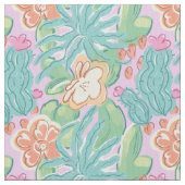 アチсティと植物。 ファブリック (クローズアップ)