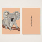 アチェオアートカード～コアラベア (正面&裏面)