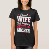 アチェリーボーカーニング弓狩り射手妻 Tシャツ (正面)