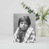 アチェロ(先住民アメリカン・ガール) ポストカード (スタンド正面)