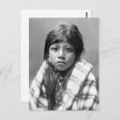 アチェロ(先住民アメリカン・ガール) ポストカード (正面/裏面)