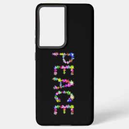 アチェンポン平和愛ステートメント | ビブラントタイポグラフィ SAMSUNG GALAXY S21 ULTRAケース