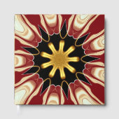 アチェンポン：スターバースト|ディープクリムソン＆ゴールドラグジュアリー ゲストブック (正面)