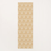 アチェンポン 神は愛の星 アステカ ゴールド & ホワイト ギフト ヨガマット (裏面)