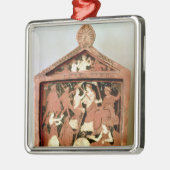 アチックの奉納のタブレット メタルオーナメント (左)