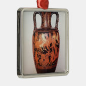 アチックの赤い姿のアンフォラ メタルオーナメント (右)