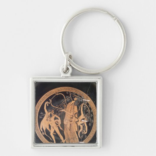 アチックの赤姿のつぼ キーホルダー (正面)