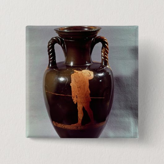 アチックの赤姿のアンフォラ 缶バッジ (正面)