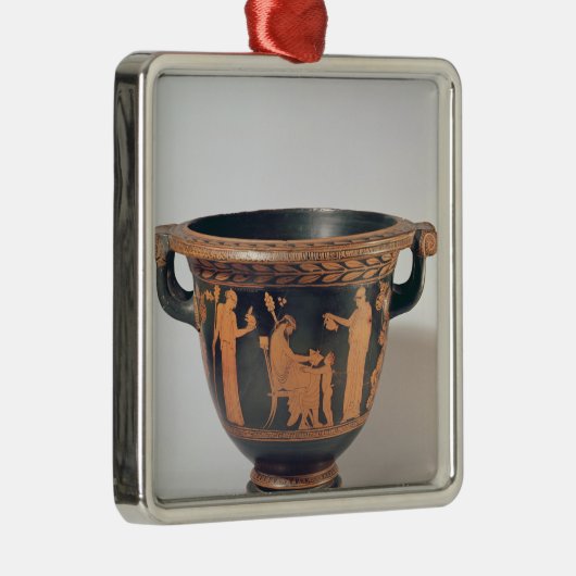 アチックの赤姿の鐘のkrater、紀元前のc.450-440 メタルオーナメント (右)