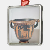 アチックの赤姿の鐘のkrater、紀元前のc.450-440 メタルオーナメント (左)