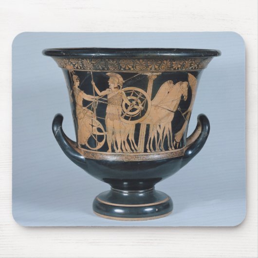 アチックの赤姿のkalyxのkrater マウスパッド (正面)