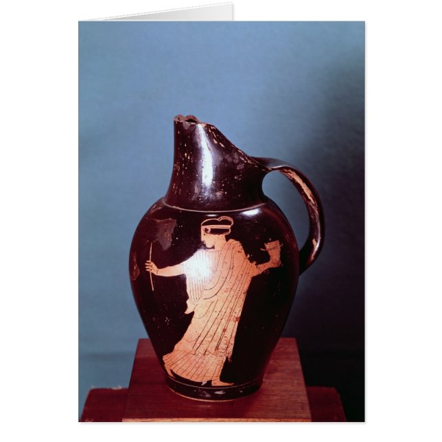 アチックの赤姿のoinochoe (正面)