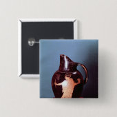 アチックの赤姿のoinochoe 缶バッジ (正面&裏面)